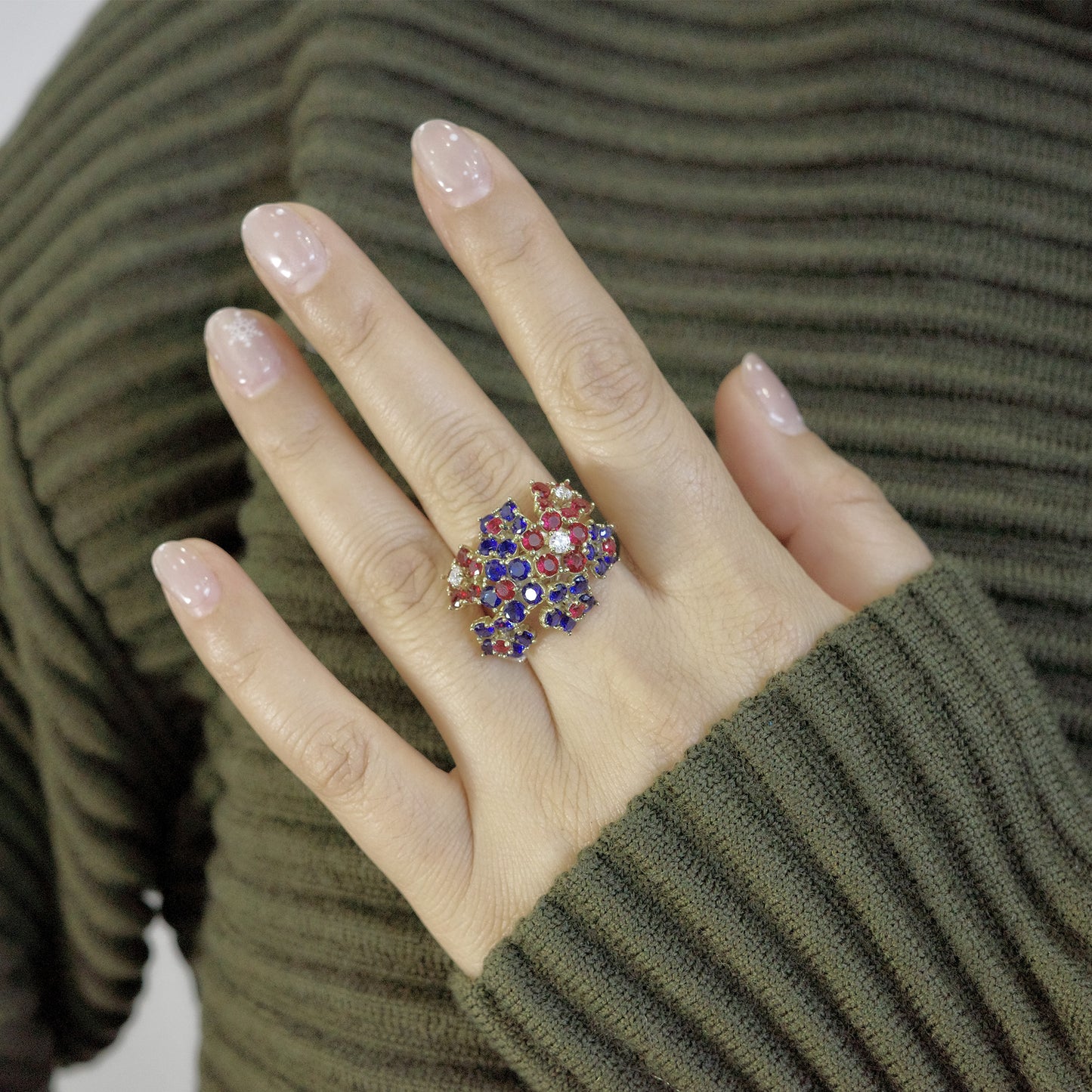 Stellar Blossom Ring